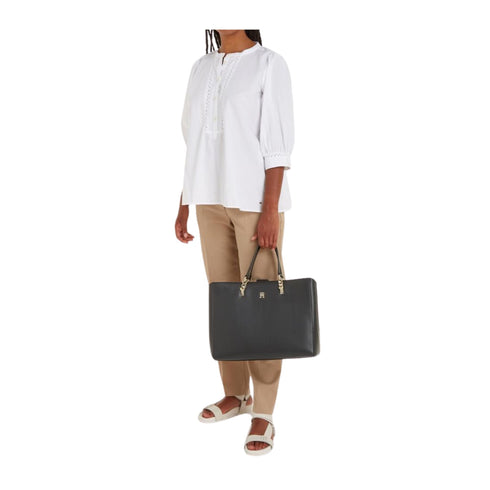 Tommy Hilfiger Borsa a spalla Borsa Donna da lavoro a tracolla Nero P24-TOMMY ACCESSORIAW0AW15976-BDS-UNI - Francavilla Moda